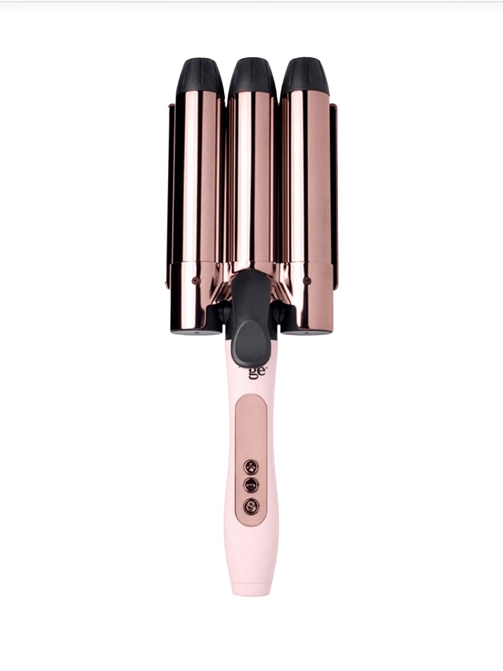Lange Triple Barrel Curling Iron - Rose Gold Pink